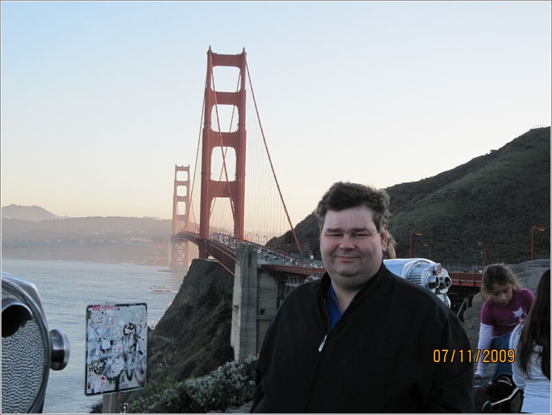 11 Udflugt til Golden Gate - Migselv, foran Golden Gate